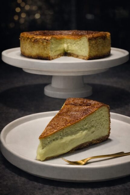 Tarta vasca de pistacho GRANDE