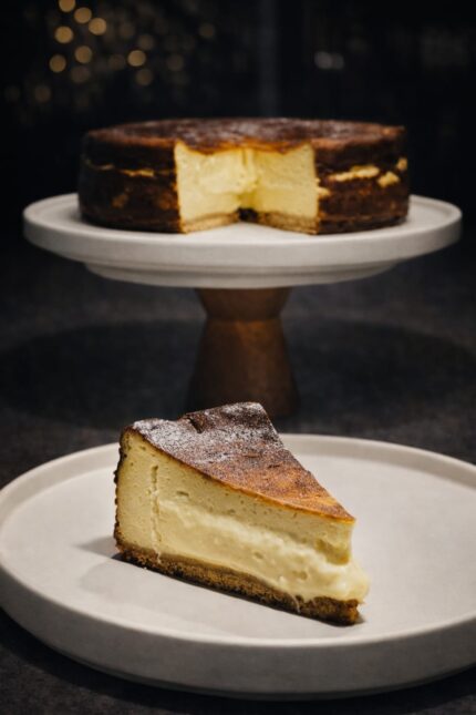 Tarta vasca clasica MEDIANA